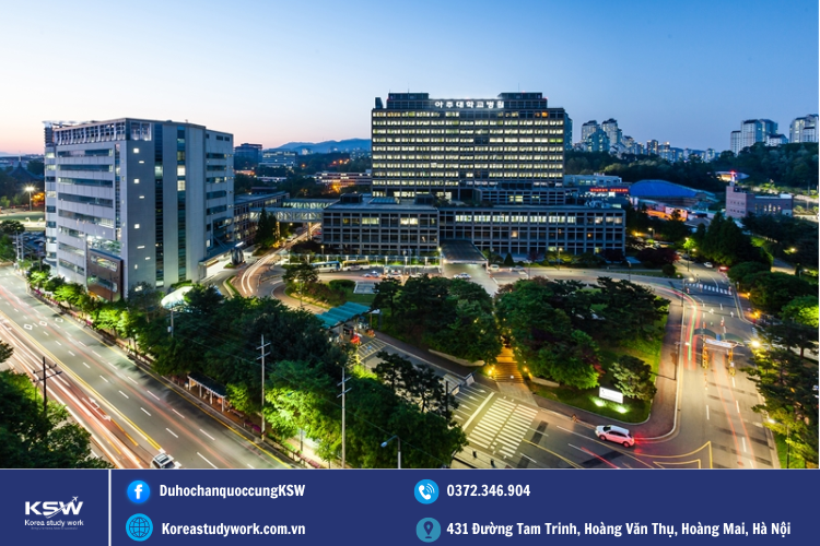 Trường Đại Học Ajou- Trường Nhận Giáo Dục Thường Xuyên