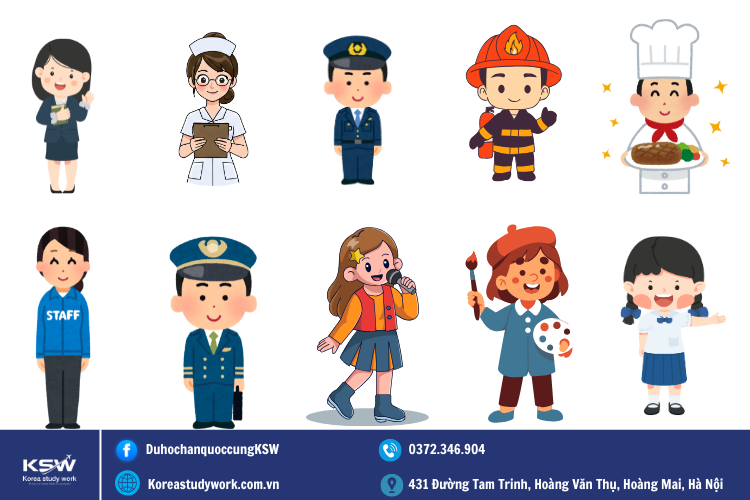 Từ Vựng Chỉ Nghề Nghiệp Trong Tiếng Hàn Với Các Chức Vụ