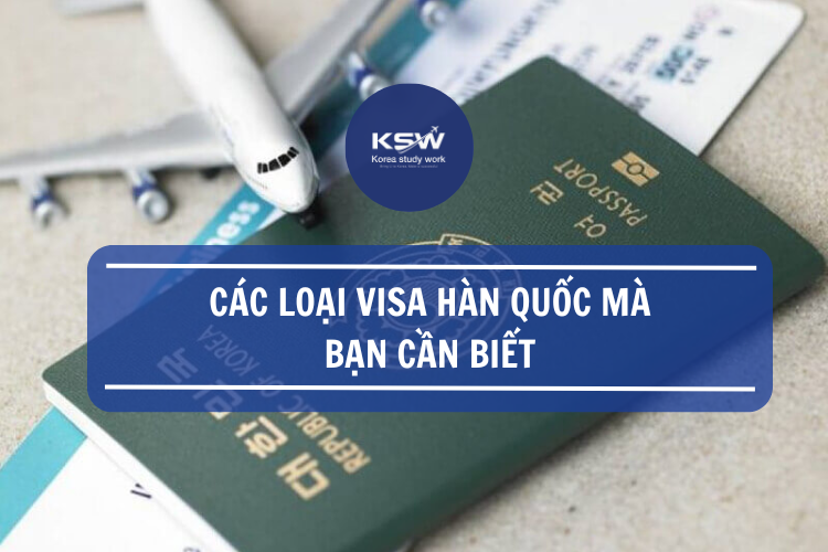 Các loại visa Hàn Quốc mà bạn nên biết