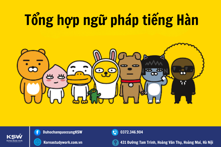 Các Ngữ Pháp Tiếng Hàn Mà Newbie Nên Biết