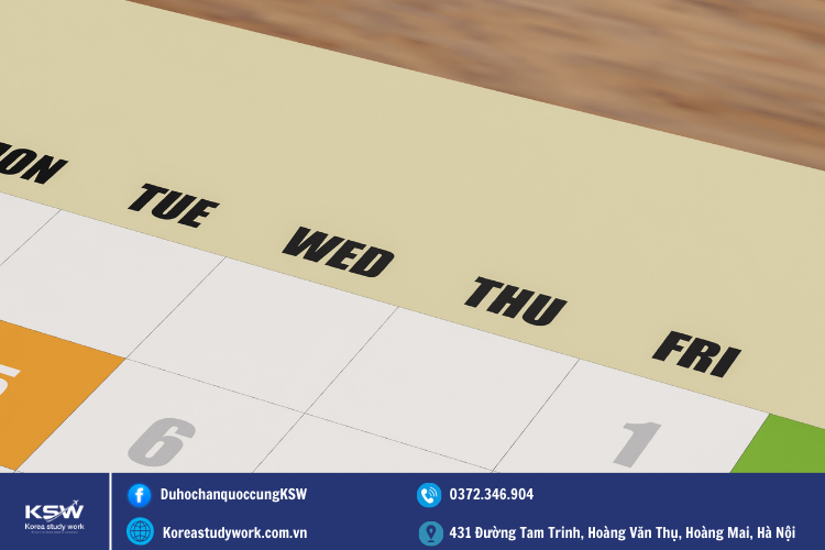 Cách Viết Ngày Tháng Năm Trong Tiếng Hàn