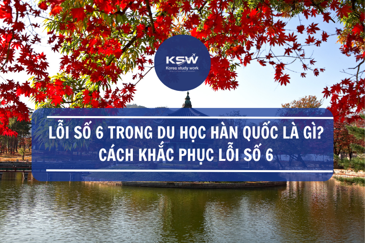 Lỗi Số 6 Trong Du Học Hàn Quốc Là Gì Cách Khắc Phục Lỗi Số 6