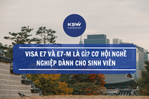 Visa E7 Và E7-M Là Gì? Cơ Hội Nghề Nghieepjj Dành Cho Sinh Viên