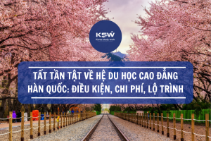 Tất Tần Tẩ về hệ Du học Cao Đẳng Hàn Quốc : Điều kiện, Chi phí, Lộ trình