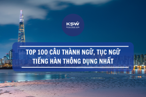Top 100 Câu Thành Ngữ Tiếng Hàn Thông Dụng Nhất