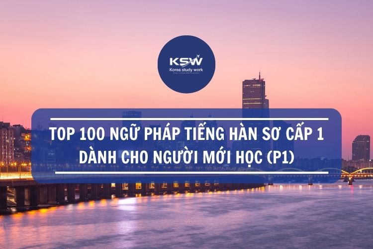 TOP 100 Ngữ Pháp Tiếng Hàn Sơ Cấp 1 Dành Cho Người Mới Học