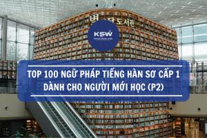 Top 100 Ngữ Pháp Tiếng Hàn Sơ Cấp 1 Dành Cho Người Mới Học (p2)